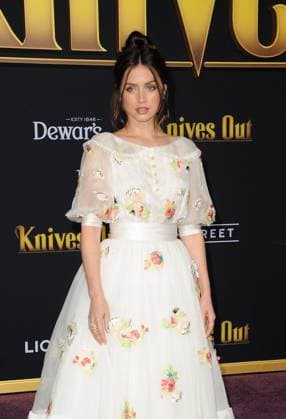 Ana de Armas at the Los Angeles premiere of Knives Out held at the Regency Village Theatre in Westwood, USA on November 14, 2019.  Copyright: xZoonar.com Lumeimages.comx 22147275