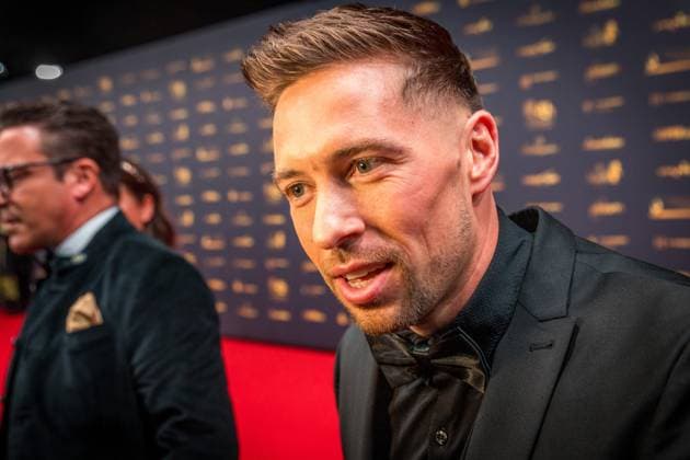 30. Verleihung der Goldenen Henne in Leipzig. Der MDR (Mitteldeutsche Rundfunk) produziert in Zusammenarbeit mit Super Illu den größten Publikumspreis in Ostddeutschland. Hier der DSDS (Deutschland sucht den Superstar) Sieger Ramon Roselli Goldene Henne 2024