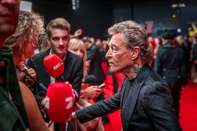 30. Verleihung der Goldenen Henne in Leipzig. Der MDR (Mitteldeutsche Rundfunk) produziert in Zusammenarbeit mit Super Illu den größten Publikumspreis in Ostddeutschland. Hier der Rockmusiker Peter Maffay Goldene Henne 2024