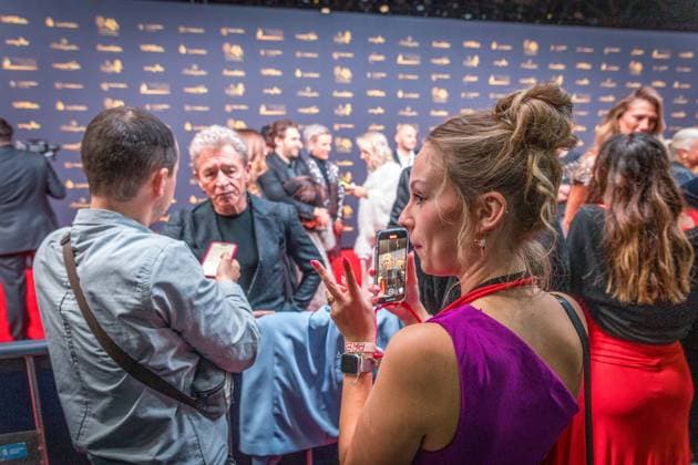 30. Verleihung der Goldenen Henne in Leipzig. Der MDR (Mitteldeutsche Rundfunk) produziert in Zusammenarbeit mit Super Illu den größten Publikumspreis in Ostddeutschland. Hier der Rockmusiker Peter Maffay Goldene Henne 2024