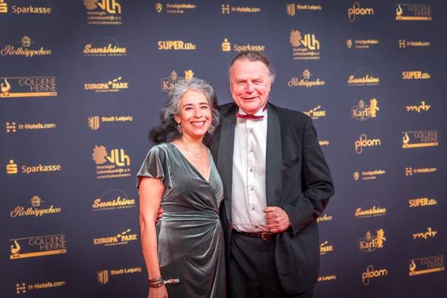 30. Verleihung der Goldenen Henne in Leipzig. Der MDR (Mitteldeutsche Rundfunk) produziert in Zusammenarbeit mit Super Illu den größten Publikumspreis in Ostddeutschland. Hier der Journalist und ehemalige DDR Bürgerrechtler Siegbert Schefke Goldene Henne 2024