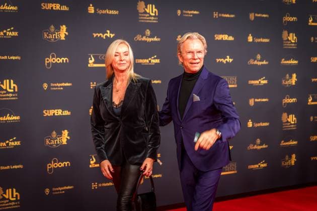 30. Verleihung der Goldenen Henne in Leipzig. Der MDR (Mitteldeutsche Rundfunk) produziert in Zusammenarbeit mit Super Illu den größten Publikumspreis in Ostddeutschland. Hier der TV Moderator Wolfgang Lippert Goldene Henne 2024