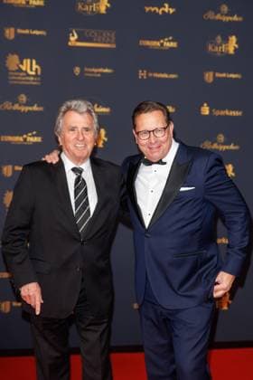 Award - 30. Goldene Henne 2024 - Carpet Werner Kimmig und Robert Pölzer auf dem roten Teppich der 30. Goldenen Henne 2024 in der Messe Leipzig am 15.11.2024. Copyright: xEventpressxKochanx