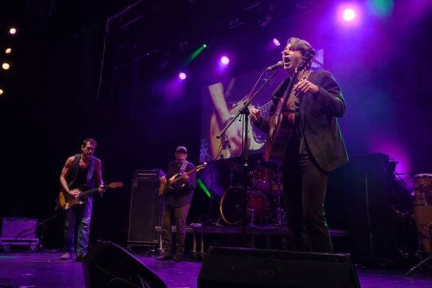 Luke Winslow King of USA, Roberto Luti of Italy (right) performed during the third day of international music festival Blues Alive in Sumperk, Czech Republic, November 16, 2024. (CTKxPhoto LudekxPerina) CTKPhotoP2024111604955  CTKPhotoP2024111604955