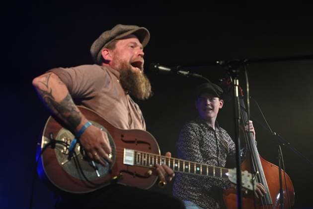 The Dutch trio Robbert Duijf Band performed during the third day of international music festival Blues Alive in Sumperk, Czech Republic, November 16, 2024. (CTKxPhoto LudekxPerina) CTKPhotoP2024111605255  CTKPhotoP2024111605255