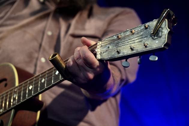 The Dutch trio Robbert Duijf Band performed during the third day of international music festival Blues Alive in Sumperk, Czech Republic, November 16, 2024. (CTKxPhoto LudekxPerina) CTKPhotoP2024111605368  CTKPhotoP2024111605368