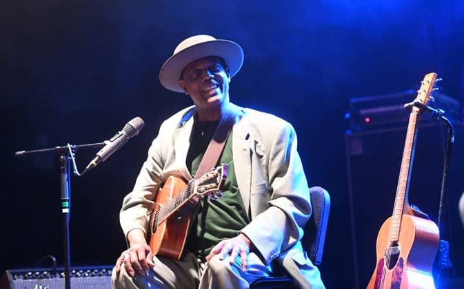 Blues singer and songwriter of USA Eric Bibb performed during the third day of international music festival Blues Alive in Sumperk, Czech Republic, November 16, 2024. (CTKxPhoto LudekxPerina) CTKPhotoP2024111605573  CTKPhotoP2024111605573