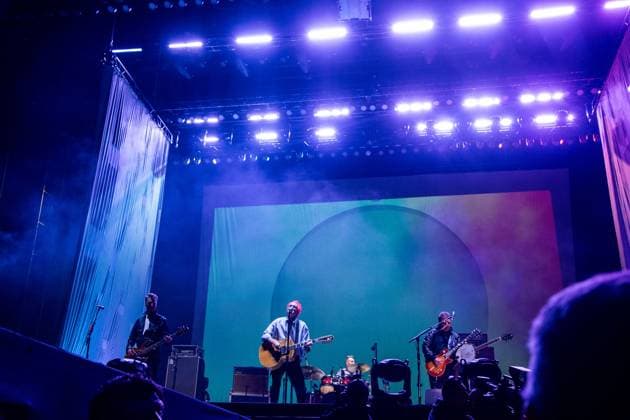 Corona Capital Music Festival - Day 2 Travis: Dougie Payne, Fran Healy, Andy Dunlop performs during day 2 of the 2024 Corona Capital Music Festival at Autodromo Hermanos Rodriguez on November 16, 2024 in Mexico City, Mexico. Mexico City Autodromo Hermanos Rodriguez Mexico Copyright: xAnniexLesser imageSPACEx