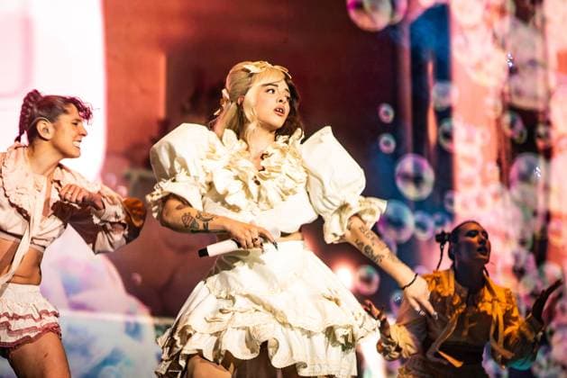 Corona Capital Music Festival - Day 2 Melanie Martinez performs during day 2 of the 2024 Corona Capital Music Festival at Autodromo Hermanos Rodriguez on November 16, 2024 in Mexico City, Mexico. Mexico City Autodromo Hermanos Rodriguez Mexico Copyright: xAnniexLesser imageSPACEx