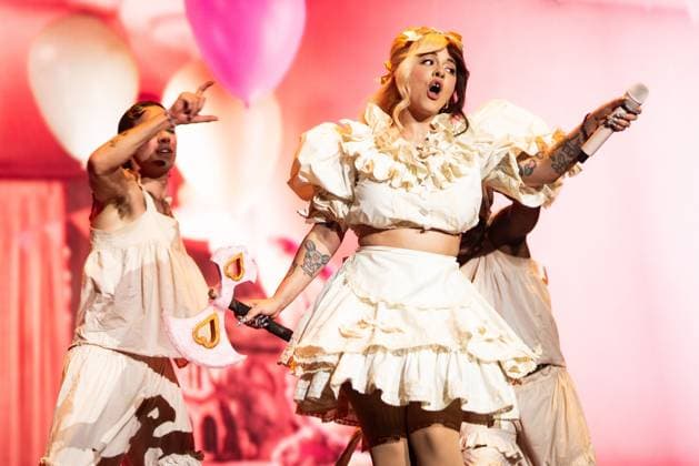 Corona Capital Music Festival - Day 2 Melanie Martinez performs during day 2 of the 2024 Corona Capital Music Festival at Autodromo Hermanos Rodriguez on November 16, 2024 in Mexico City, Mexico. Mexico City Autodromo Hermanos Rodriguez Mexico Copyright: xAnniexLesser imageSPACEx