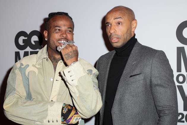 Entertainment Themen der Woche KW47 Entertainment Bilder des Tages 2024 GQ Men of the Year Awards at Plaza Athenee Celebrities arrival on red carpet Ceremonie des Hommes de lannée GQ 2024 au Plaza Athenee Arrivees des celebrites sur le tapis rouge Kevin Valleray Kalash et Thierry Henry 311656 2024 11 20 Paris France  Copyright: xSebastienxFremontx xStarfacex STAR_311656_092