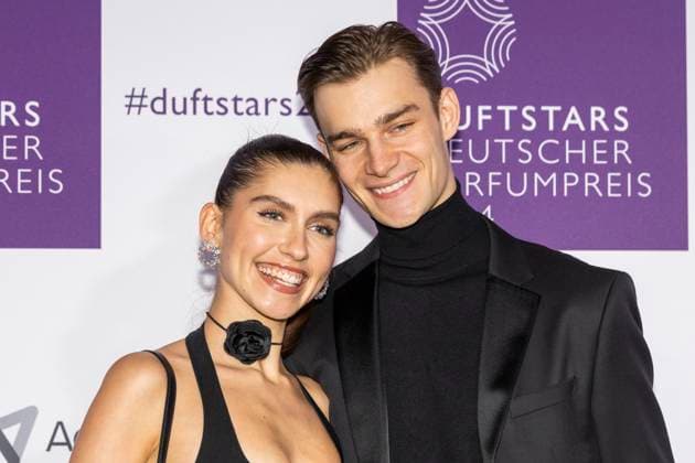 Ana Kohler und Luca Heubl bei den DUFTSTARS 2024 - Deutscher Parfumpreis Verleihung des deutschen Parfumpreises DUFTSTARS durch die Fragrance Foundation am 21.11.2023, Rheinterrassen, Duesseldorf.