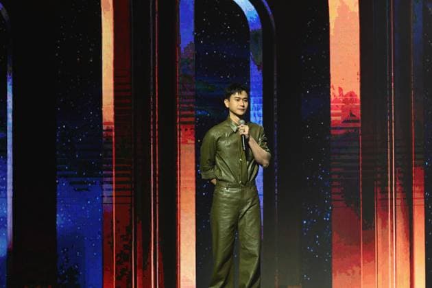 61st Taiwan Film Golden Horse Awards TAIPEI, CHINA - NOVEMBER 24, 2024 - Actors receive trophies at the 61st Taiwan Film Golden Horse Awards in Taipei, Taiwan province, China, Nov 24, 2024. Taipei Taiwan China  Copyright: xCFOTOx i1732415665521