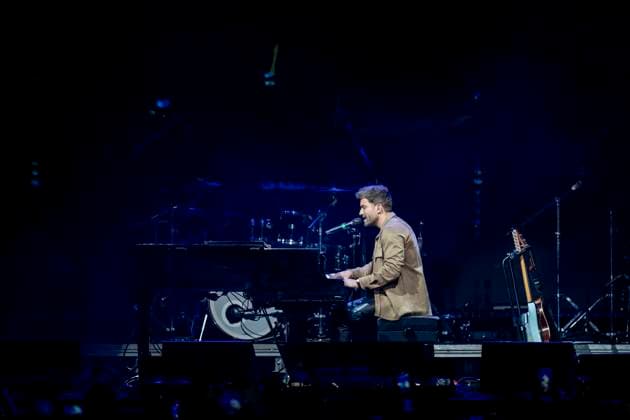 Solidarity concert Music from the heart in support of those affected by the DANA The singer Pablo Alborán performs during the solidarity concert Music from the heart, at the WiZink Center, on November 24, 2024, in Madrid Spain Numerous artists have joined to participate in the concert, The money raised from ticket sales and donations from the zero row will go entirely to the platform Som Solidaritat de la Generalitat Valenciana, which will use it to mitigate the effects of the storm in Valencia 24 NOVEMBER 2024 A Pé Madrid Madrid Spain  Copyright: xA.xPÃ rezxMecax 6364694