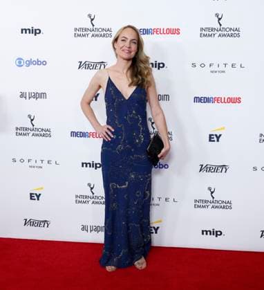 Rachel Robinson arrives on the red carpet at the 52nd International Emmy Awards at New York Hilton Midtown in New York City on Monday, November 25, 2024.  NYP20241125111 JohnxAngelillo
