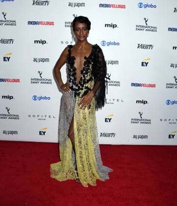 November 25, 2024, New York, Ny, United States: Skye P. Marshall attends the 52nd International Emmy Awards at New York Hilton in New York. November 25, 2024. New York United States - ZUMAp281 20241125_zea_p281_092 Copyright: xPhotoxImagexPressx