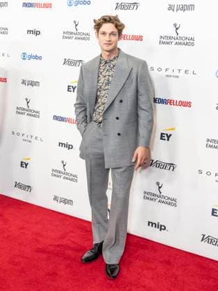 November 25, 2024, New York, New York, USA: Damian Hardung attends International Emmy Awards at Hilton Times Square Hotel in New York on November 25, 2024 New York USA - ZUMAr339 20241125_znp_r339_053 Copyright: xLevxRadinx