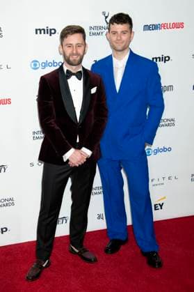 Mathias Bruunshoj Jakobsen und Teys Schucany bei der Verleihung der 52. International Emmy Awards 2024 im New York Hilton Hotel. New York, 25.11.2024