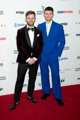 Mathias Bruunshoj Jakobsen und Teys Schucany bei der Verleihung der 52. International Emmy Awards 2024 im New York Hilton Hotel. New York, 25.11.2024