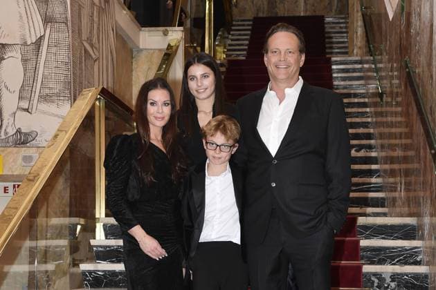 Turin: Turin: 42nd Turin Film Festival. Award ceremony with Stella della Mole to Vince Vaughn. In the photo: Vince Vaughn with his wife Kyla and children Lochlyn Kyla Vaughn, Vernon Lindsay Vaughn Turin  - ZUMAp169 20241129_zea_p169_147 Copyright: xMaurizioxD Avanzox