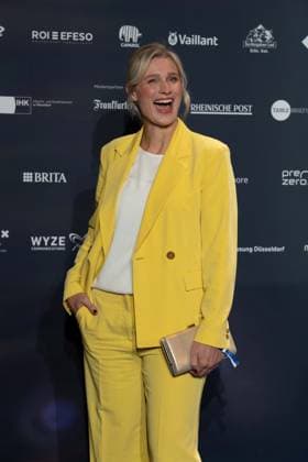 Britta HEIDEMANN, ehem. Fechterin, Verleihung Deutscher Nachhaltigkeitspreis in Duesseldorf am 29.11.2024.