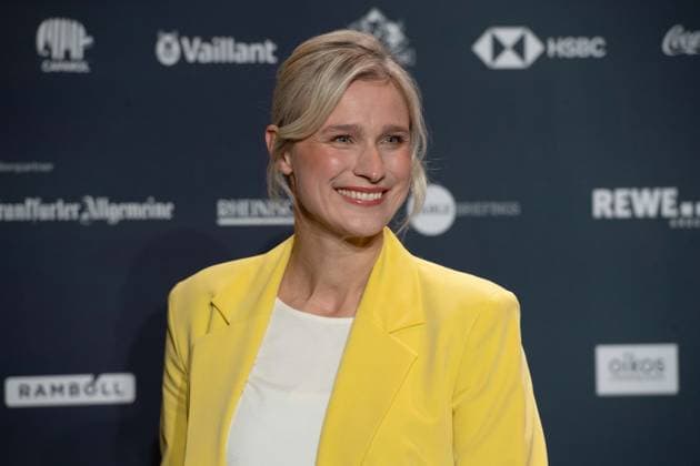 Britta HEIDEMANN, ehem. Fechterin, Verleihung Deutscher Nachhaltigkeitspreis in Duesseldorf am 29.11.2024.