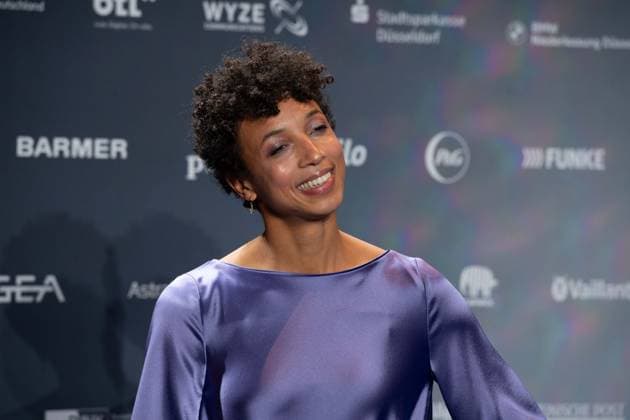 Malaika MIHAMBO, Weitspringerin, Leichtathletin, Verleihung Deutscher Nachhaltigkeitspreis in Duesseldorf am 29.11.2024.