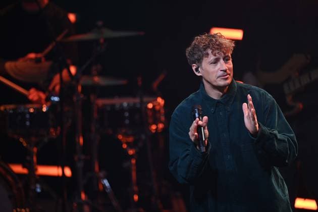Tim BENDZKO, Saenger, Musiker, singend, Gesang, Konzert, Verleihung Deutscher Nachhaltigkeitspreis in Duesseldorf am 29.11.2024.