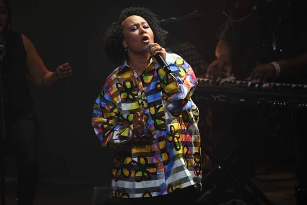 Emeli SANDE, Saengerin, Musikerin, singend, Gesang, Konzert, Verleihung Deutscher Nachhaltigkeitspreis in Duesseldorf am 29.11.2024.
