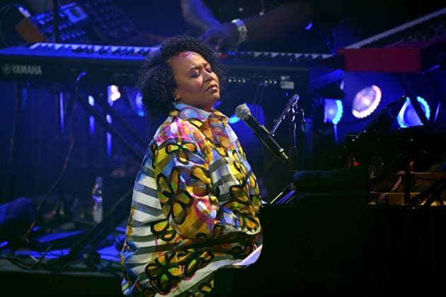 Emeli SANDE, Saengerin, Musikerin, singend, Gesang, Konzert, Verleihung Deutscher Nachhaltigkeitspreis in Duesseldorf am 29.11.2024.