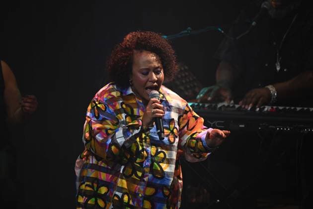 Emeli SANDE, Saengerin, Musikerin, singend, Gesang, Konzert, Verleihung Deutscher Nachhaltigkeitspreis in Duesseldorf am 29.11.2024.