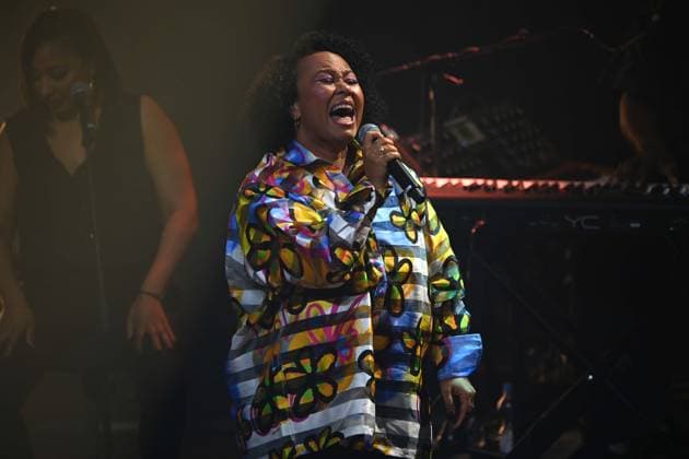 Emeli SANDE, Saengerin, Musikerin, singend, Gesang, Konzert, Verleihung Deutscher Nachhaltigkeitspreis in Duesseldorf am 29.11.2024.