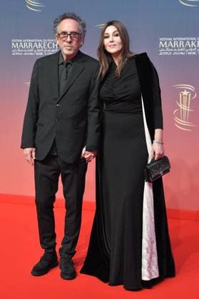 Marrakech Opening Ceremony Red Carpet Tim Burton and Monica Bellucci attending the Opening Ceremony red carpet during the 21st Marrakech International Film Festival in Marrakech, Morocco on November 29, 2024. Photo by Aurore Marechal ABACAPRESS.COM Marrakech Morocco  Copyright: xMarechalxAurore ABACAx