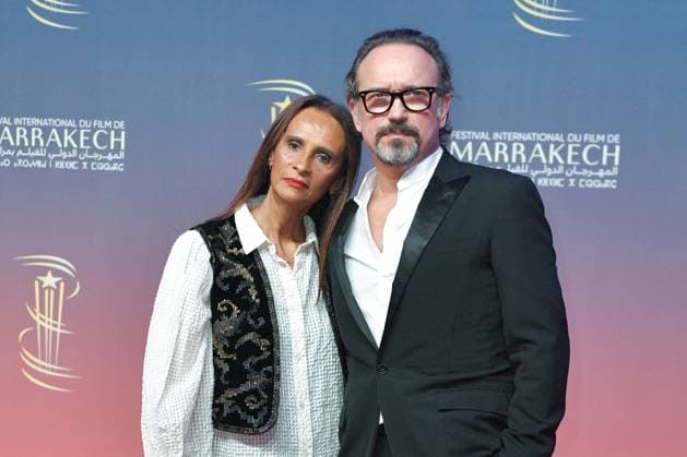 Marrakech Opening Ceremony Red Carpet Vincent Perez and Karine Silla-Perez attending the Opening Ceremony red carpet during the 21st Marrakech International Film Festival in Marrakech, Morocco on November 29, 2024. Photo by Aurore Marechal ABACAPRESS.COM Marrakech Morocco  Copyright: xMarechalxAurore ABACAx