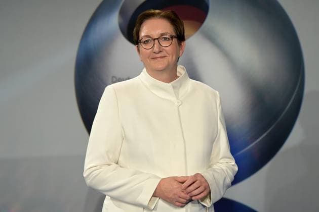 Deutscher Nachhaltigkeitspreis 2024 am 29.11.2024 im Maritim Hotel in Düsseldorf Klara Geywitz ( Bundesbauministerin für Wohnen, Stadtentwicklung und Bauwesen )