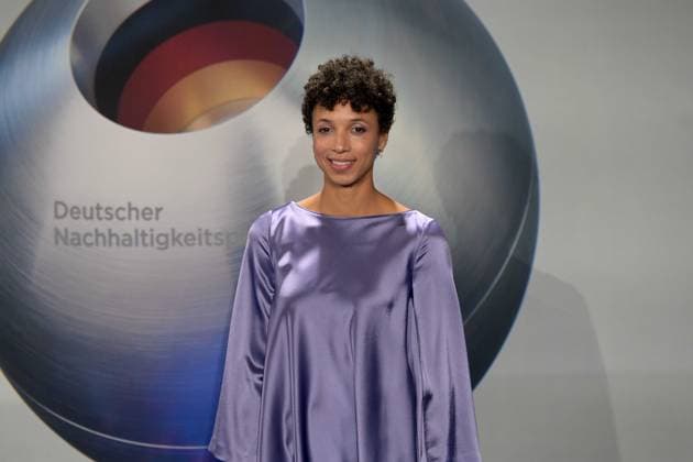 Deutscher Nachhaltigkeitspreis 2024 am 29.11.2024 im Maritim Hotel in Düsseldorf Malaika Mihambo ( Leichtathletin und Weitspringerin )