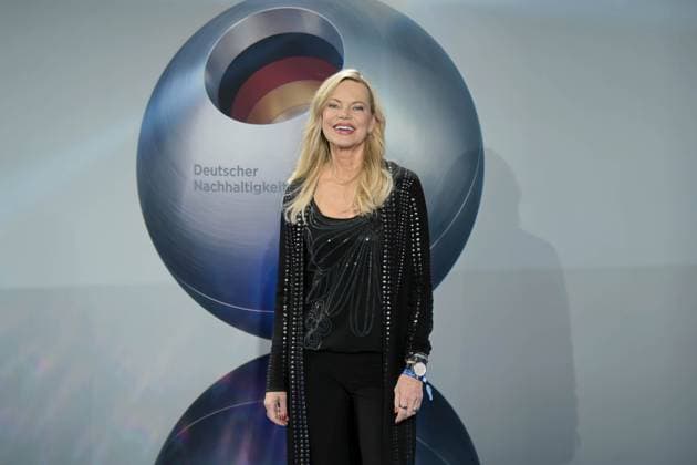 Deutscher Nachhaltigkeitspreis 2024 am 29.11.2024 im Maritim Hotel in Düsseldorf Nina Ruge ( Moderatorin )