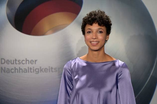 Deutscher Nachhaltigkeitspreis 2024 am 29.11.2024 im Maritim Hotel in Düsseldorf Malaika Mihambo ( Leichtathletin und Weitspringerin )