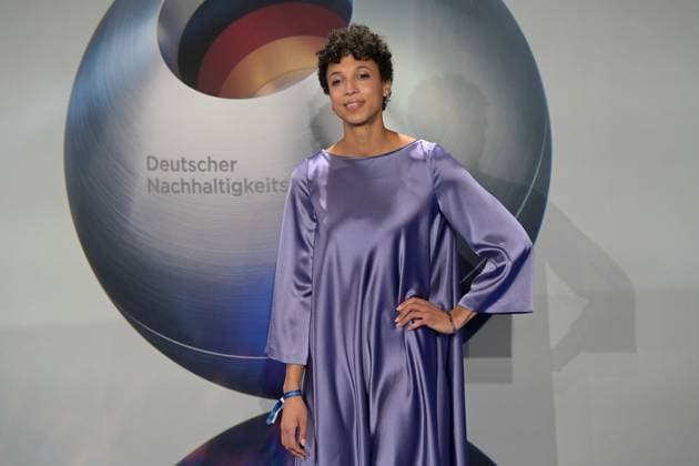 Deutscher Nachhaltigkeitspreis 2024 am 29.11.2024 im Maritim Hotel in Düsseldorf Malaika Mihambo ( Leichtathletin und Weitspringerin )