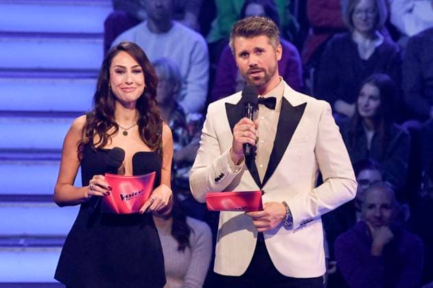 Melissa Khalaj und Thore Schölermann im Halbfinale der 14. Staffel der Castingshow The Voice of Germany 2024 im Studio H Berlin Adlershof. Berlin, 29.11.2024