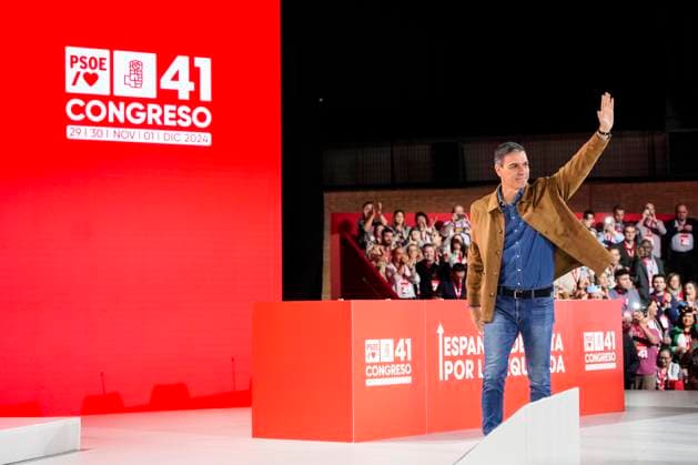 News Themen der Woche KW48 News Bilder des Tages Pedro Sánchez inaugurates the 41st Federal Congress of the PSOE in Seville The President of the Government of Spain, Pedro Sánchez, during the inauguration of the 41st Federal Congress of the PSOE at the Palacio de Congresos y Exposiciones, on November 30, 2024 in Seville Andalusia, Spain The PSOE opens its 41st Federal Congress in which the party will close ranks and turn to support its leader, the President of the Government and Secretary General, Pedro Sánchez 30 NOVEMBER 2024 Sevilla Andalucia Sevilla Andalucia Espana  Copyright: xJoaquinxCorcherox 6376728