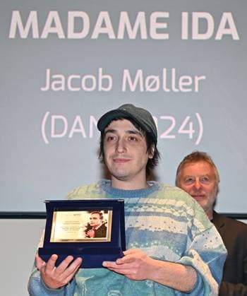 November 30, 2024, Torino: Jacob Moller director film Madame Ida during the award at the closing ceremony the 42th edition of the Torino Film Festiva in Turin, Italy, 30 November 2024. ANSA ALESSANDRO DI MARCO Torino  - ZUMAa110 20241130_zaf_a110_022 Copyright: xAlessandroxDixMarcox xZ63x