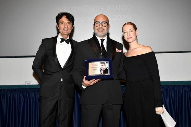Turin: Turin: 42nd Turin Film Festival. Cinema Massimo. Awards Ceremony. In the photo: Giulio Base, Billy Zane Turin  - ZUMAp169 20241130_zea_p169_500 Copyright: xMaurizioxD Avanzox