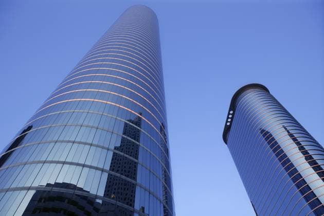 Creative Highlights World Blauer Spiegel Glasfassade Wolkenkratzer Gebäude Stadt Houston Texas Blue mirror glass facade skyscraper buildings city of Houston Texas Copyright: imageBROKER TONOxBALAGUER ibxtbb11840054.jpg