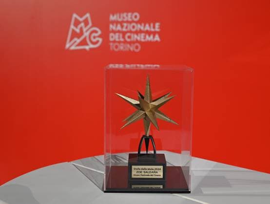 Turin, Italy Zoe Saldana receives the Stella della Mole Award at the National Cinema Museum In the photo:Stella della Mole Award Zoe Saldana  Copyright: xNickxZonnax xipa-agency.netx xNickxZonnax IPA_Agency_IPA52044321
