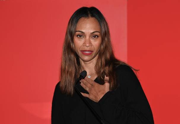 Turin, Italy Zoe Saldana receives the Stella della Mole Award at the National Cinema Museum In the photo:Zoe Saldana  Copyright: xNickxZonnax xipa-agency.netx xNickxZonnax IPA_Agency_IPA52044357