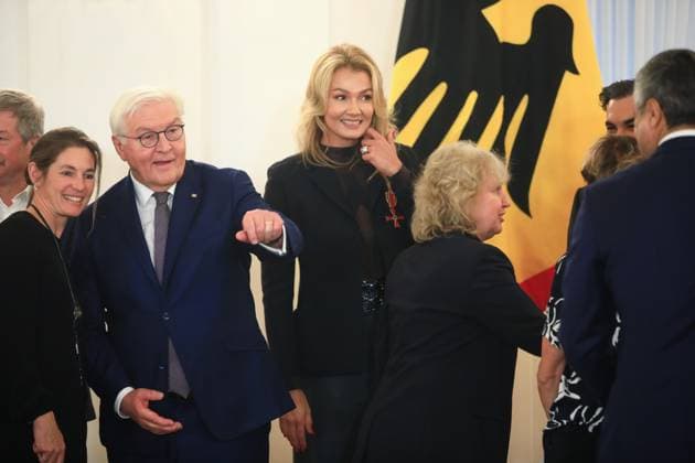 Verleihung des Verdienstordens zum Tag des Ehrenamtes Berlin, 4.12..2024 Franziska van Almsick bei der Verleihung des Verdienstordens zum Tag des Ehrenamtes Berlin Germany Copyright: xPictureteamx