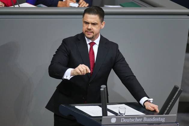 Berlin, Deutschland, 05.12.2024: Deutscher Bundestag: 203. Bundestagssitzung: Hannes Gnauck, AfD *** Berlin, Germany, 05 12 2024 German Bundestag 203 Bundestag session Hannes Gnauck, AfD Copyright: xdtsxNachrichtenagenturx dts_52859
