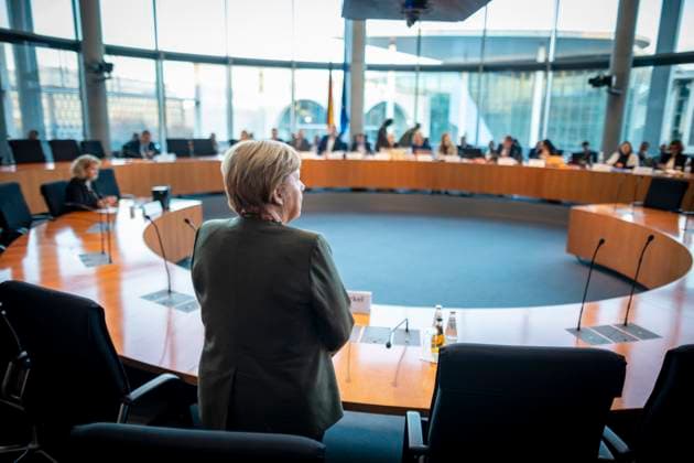Bilder des Jahres 2024, News 12 Dezember News Themen der Woche KW49 News Bilder des Tages Angela Merkel, ehemalige Bundeskanzlerin, spricht vor dem sogenannten Afghanistan-Ausschuss, dem Unterausschauss zur 20. Wahlperiode, in Berlin, 05.12.2024. Berlin Deutschland *** Angela Merkel, former Federal Chancellor, speaks before the so-called Afghanistan Committee, the subcommittee of the 20th parliamentary term, in Berlin, 05 12 2024 Berlin Germany Copyright: xJulianexSonntagx