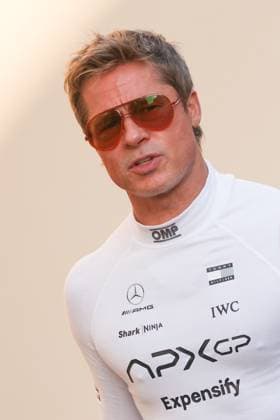 December 5, 2024, Abu Dhabi, United Arab Emirates: Brad Pitt, actor playing Sonny Hayes, a driver of the fictional Apex APXGP F1 team in the upcoming F1 movie directed by Joseph Kosinski, is seen in a paddock ahead of Formula 1 Abu Dhabi Grand Prix at Yas Marina Circuit on December 5th, 2024 in Abu Dhabi, United Arab Emirates. Abu Dhabi United Arab Emirates - ZUMAz156 20241205_zip_z156_114 Copyright: xBeataxZawrzelx